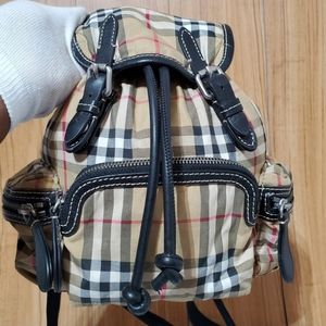 Burberry
vintage check small rucksack backpack